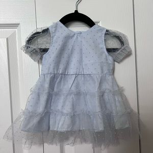 Blue dress for baby girl